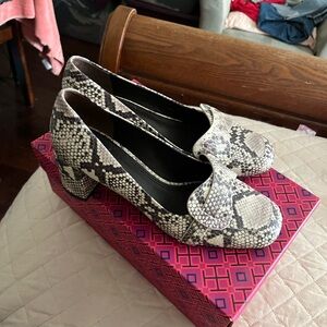 Tory Burch snakeskin heels